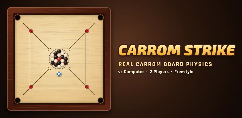 Carrom Strike artwork